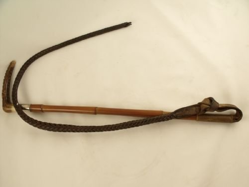19th Century Silver Mounted Crop