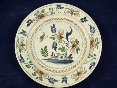 18th Century Polychrome Charger
