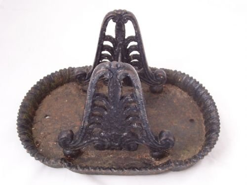 19th C Cast Iron Boot Scrape