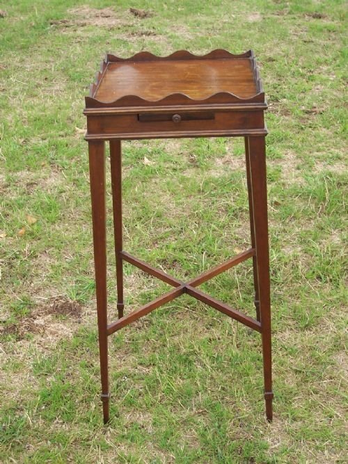 19th C Mahogany Kettle Stand/side Table