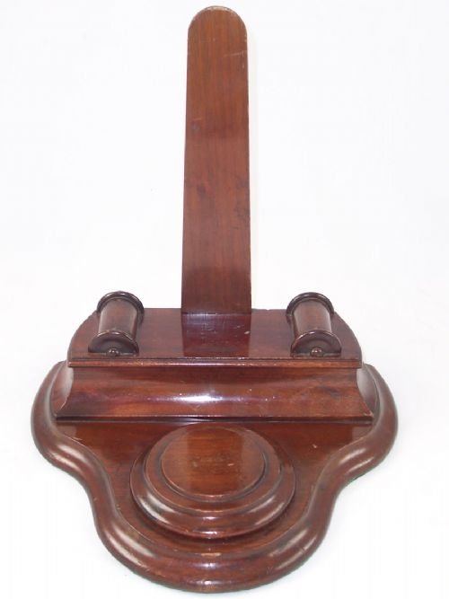 19th C Mahogany Plate Stand