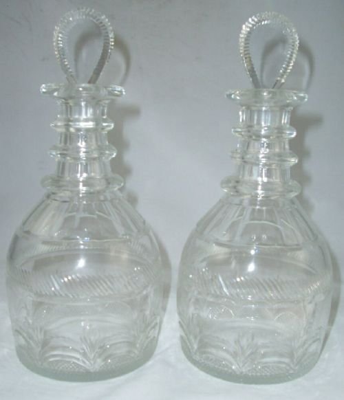 Pair of Regency Decanters