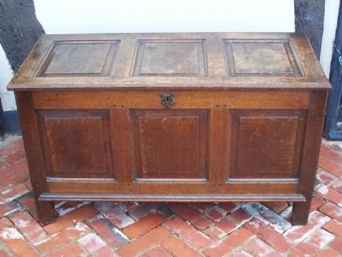 18th C Oak Coffer