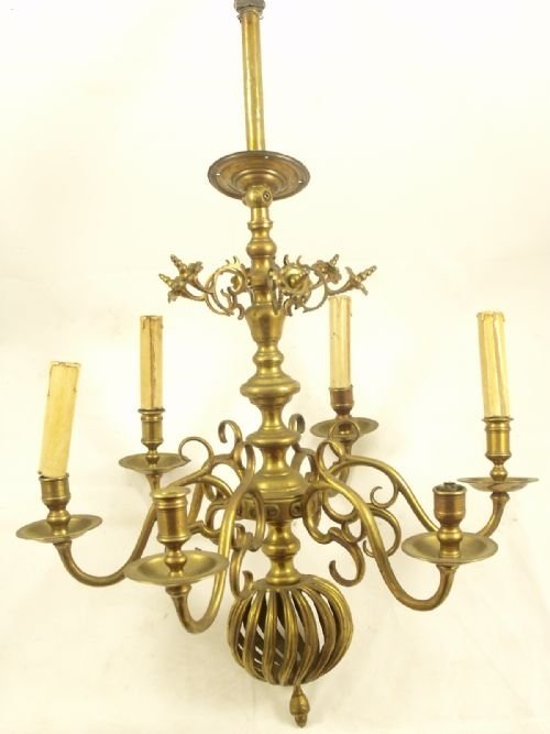 Large Brass Centre Light
