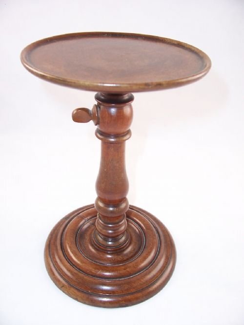 Early 19th C Mahogany Candlestand