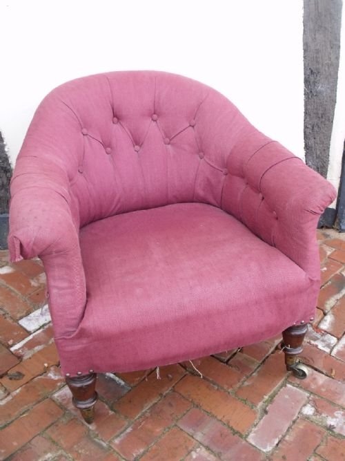 19th C Tub Chair