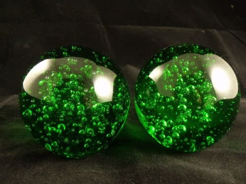 A Pair of Glass Dump Weights