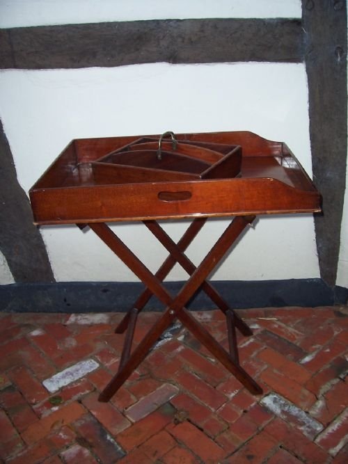 19th C Mahogany Butler's Tray