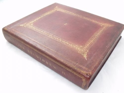 Large Late 19th C Leather Book Box