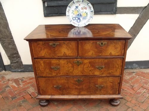 A George I Walnut Chest of Drawers