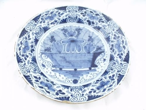 18th C Delft Charger