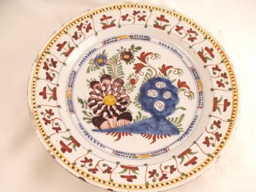18th C Delft Charger