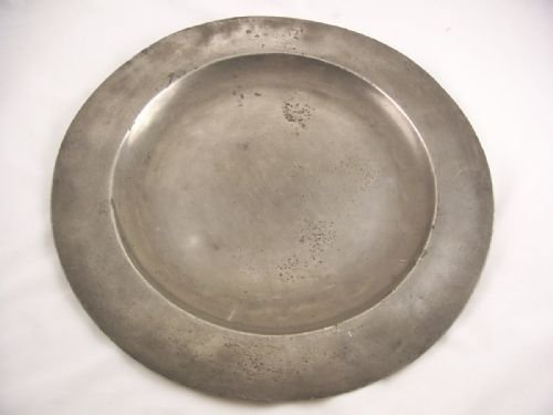 18th C Pewter Charger