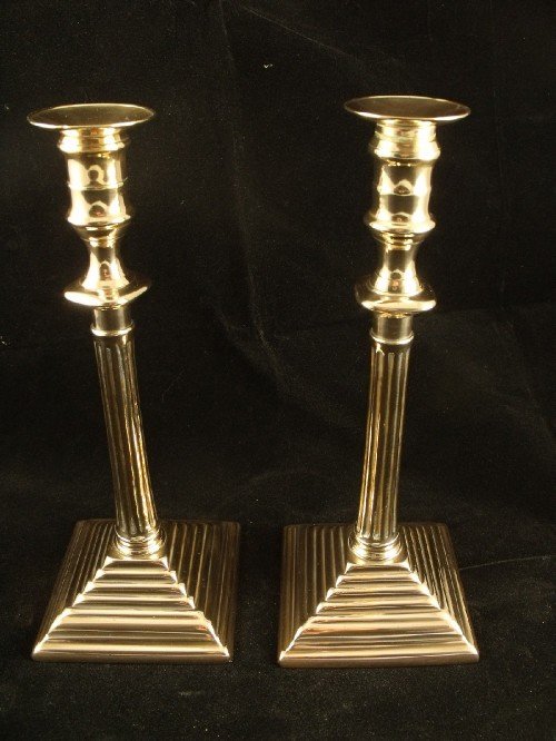 Pair of 19th C Candlesticks