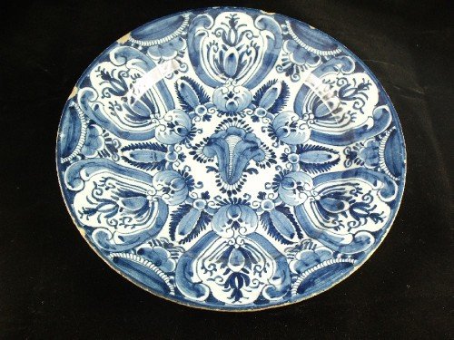 18th C Delft Charger
