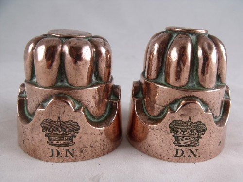 Copper Jelly Moulds