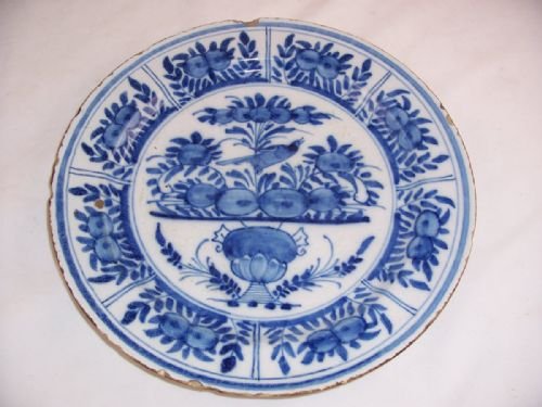 18th C Delft Charger