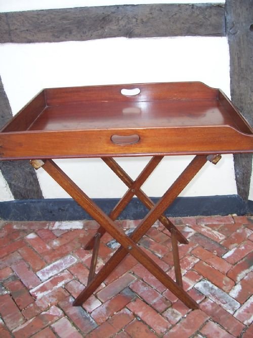 19th C Mahogany Butler's Tray