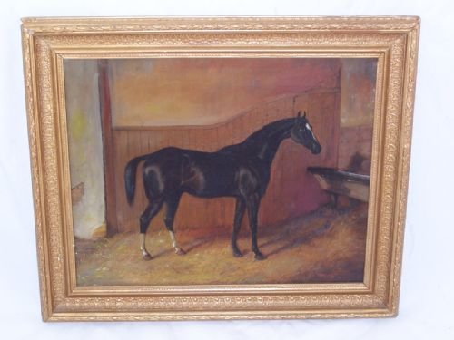 Oil on Canvas of Horse