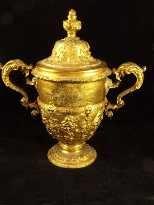 19th C Ormolu Cup