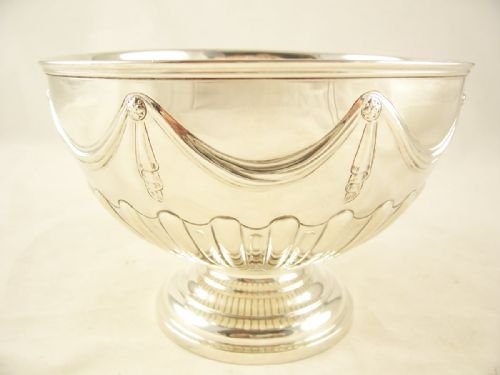 Late 19th C Silver Centre/rose Bowl