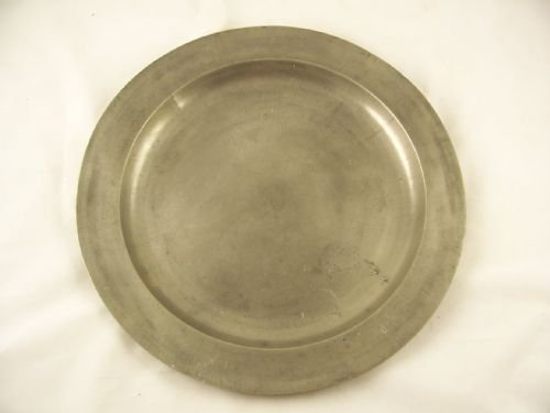 18th C Pewter Charger