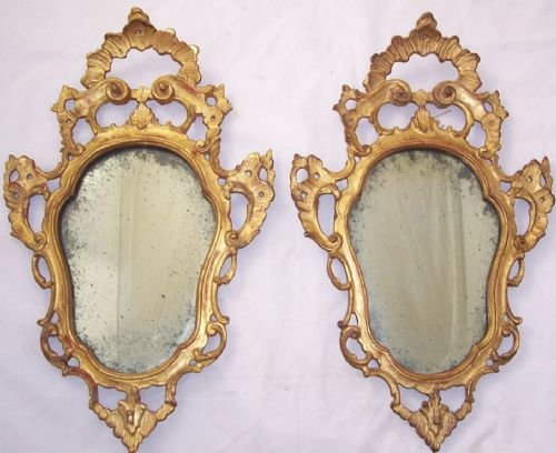 Pair of Giltwood Mirrors
