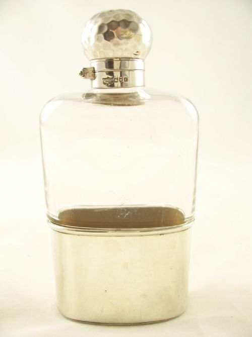 Silver Hip Flask by Mappin & Webb