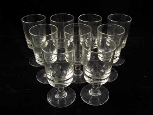 Set of 9 19th C Rummers
