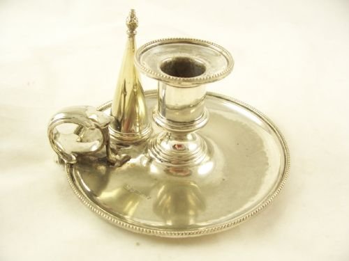 19th C Silverplated Chamberstick - Elkington & Co