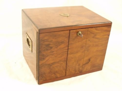 A Walnut Humidor/collectors Cabinet