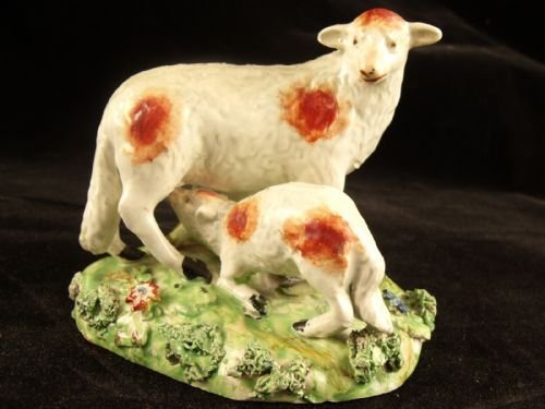 19th C Staffordshire Group