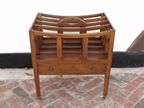 19th C Mahogany Canterbury