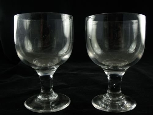 Pair of 19th C Rummers