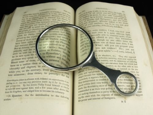 Silver Magnifying Glass