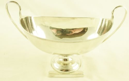 Helmet Shaped Silver Bowl