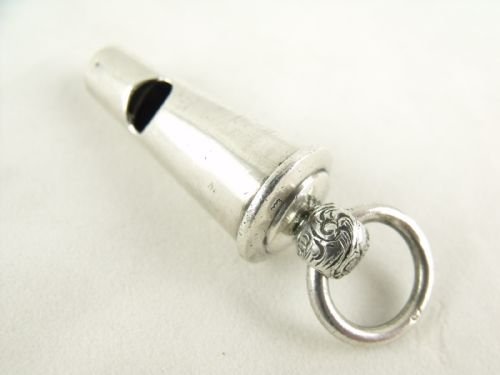 Silver Military Whistle