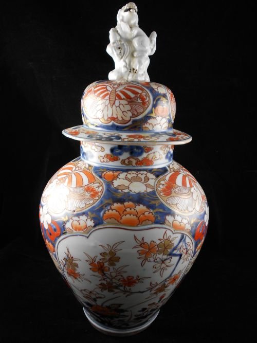 Large 18th C Imari Vase