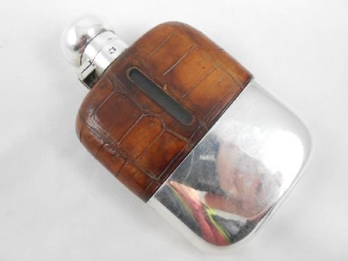 Silverplated Hip Flask