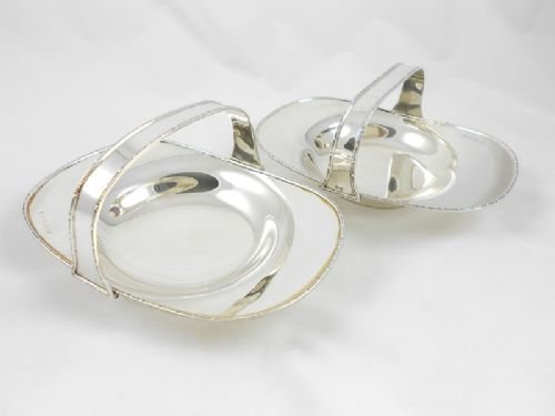 Pair of Silver Trugs by Mappin & Webb Ltd