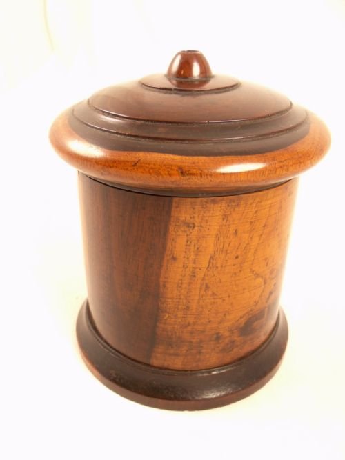 19th C Lignum Vitae String Box
