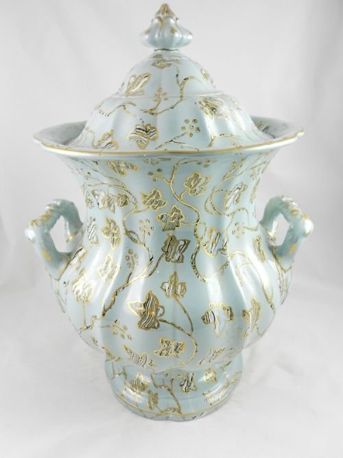 19th C Ironstone Vase/pail
