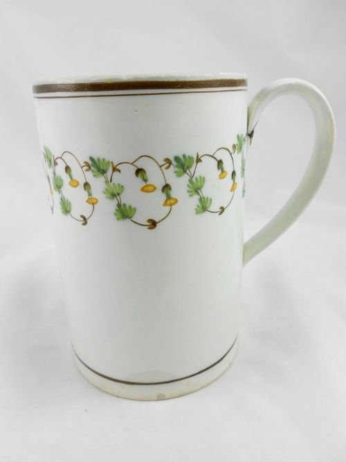 Early 19th C Pearl Glazed Tankard