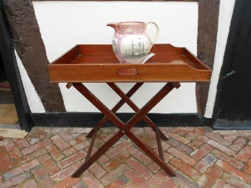 19th C Mahogany Butler's Tray