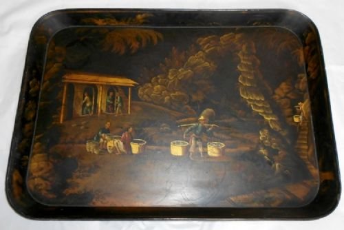 Large Regency Papier Mache Tray