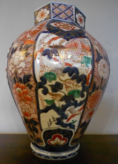 Large 18th C Imari Vase