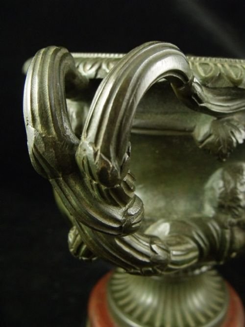 fig 1. Mid 19th C Bronze Vase or Tazza