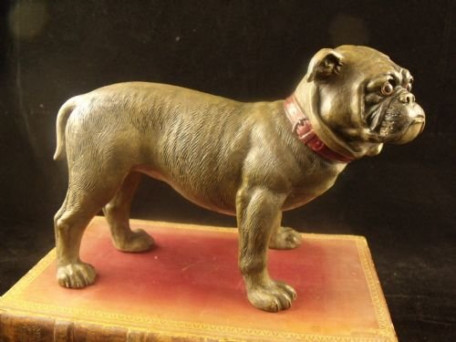 19th C Terracotta Model of a Dog