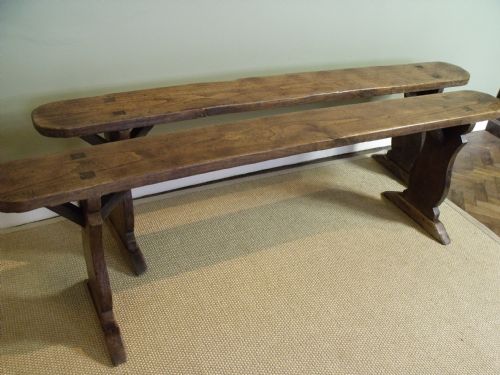 Pair of 19th C Benches