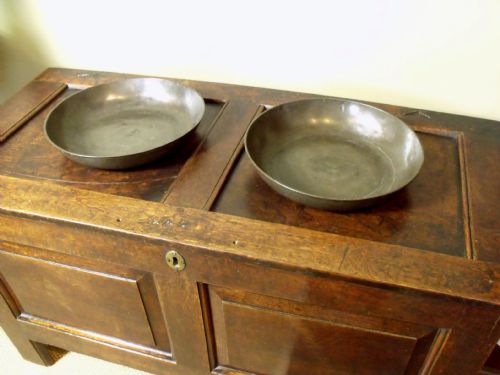 Pair of Early 19th C Pewter Bowls